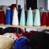 utställningsvy / Karl David Larssons installation "I´ve been collecting yarn for some time now", foto: Hans Johansson